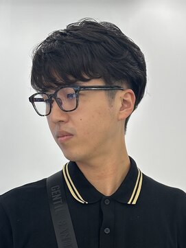 ウィル バイ ブラウン(Vir by Brown) ニュアンスパーマ/センターパート/シースルーマッシュ