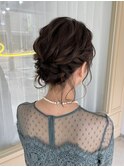 ボブアレンジ／ヘアセット／お呼ばれヘア／20代30代40代