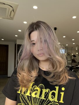 シェイト(ciate) レイヤーカット ハイトーンカラー