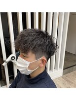 カイノ メンズサロン 金剛店(KAINO)&nbsp;ツイストスパイラル　マッシュ