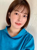 アンドレイ 表参道(andrey)&nbsp;イメチェン/ホワイトブロンド/外ハネボブ/ワイドバング/表参道