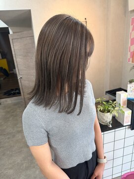 ナジック(749) 細めたっぷりグレージュハイライト