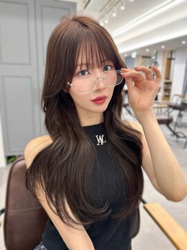 プラチナ(PLATINA) 韓国ヘア/くびれヘア/顔周りカット/レイヤーカット/顔周りカット