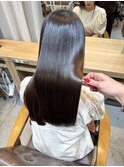 髪質改善/縮毛矯正/酸熱ストレート/ミディアム/レイヤー/地下風
