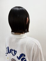 ヘアーアンドメイクアップモパ&nbsp;切りっぱなしボブ