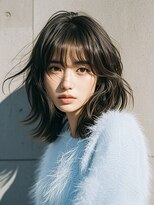 エイチ ウルフカット 大阪梅田(811)&nbsp;レイヤーカットショタッセルボブグラデーションカラーヘアカラー