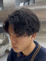 フィフスパーク(fifth PARK)&nbsp;シャドウパーマルーズパーマメンズマッシュ渋谷