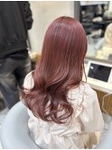 ブラウンカラー/ブリーチなしカラー/ヘアアレンジ/福岡天神/20代