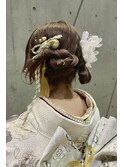 成人式/卒業式/ヘアアレンジ/ヘアセット/お呼ばれヘア/着物ヘア
