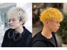 CYAN MEN’S 矢場町/メンズ/メンズパーマの雰囲気(メンズパーマ×ブリーチパーマをやりたい人にオススメな技術)