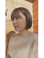 グーム(goom.)&nbsp;大人可愛いミニボブ◎30代40代前下がり×くびれで小顔効果