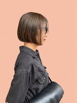 イズミ(Izumi)&nbsp;白髪活かしbob Izumi/パーマ/黒髪/レイヤー/博多住吉