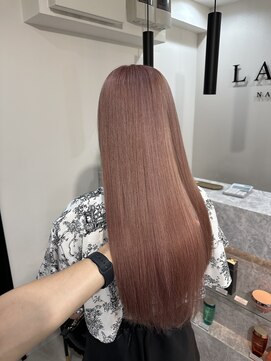 ラピス 名古屋駅前店(Lapis) ピンクブラウン/ブリーチ/ダブルカラー/髪質改善