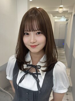 リルミー ミュエナ 大須 矢場町(Lilme myuena)の写真/名古屋で叶う巻ける地毛風ストレート！艶感あふれるナチュラルな縮毛矯正を♪