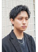 【option武蔵小杉】スパイキーショート×ピンパーマ