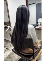 リフル 八王子(RIFULL)&nbsp;ハイライト　バレイヤージュ　脱白髪染め　レイヤー　髪質改善
