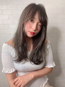 ニスル 町田店(NISURU) 似合わせカット/大人ガーリー/ダークアッシュ/着物/町田/町田駅