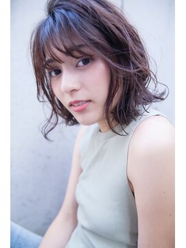 オースティン 錦糸町(AUSTIN) AUSTIN バレイヤージュ×大人カワイイくせ毛風ミディ