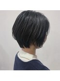 【リピート間違いなし】束感ショートボブ