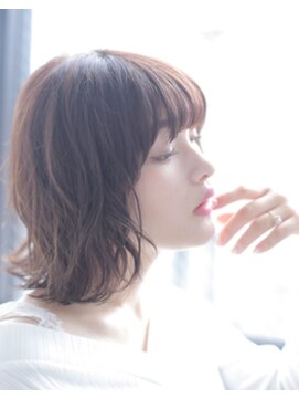 ジーナ 梅田(Zina) 【Zina 梅田】　アプリコットオレンジ×毛先パーマ