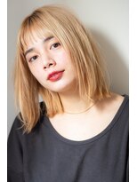 アリエッタ アザブ(ARIETTA AZABU)&nbsp;[aRiettaAZABU]切りっぱなしボブ/ハイトーン/抜け感/透明感