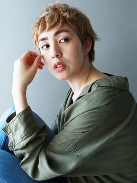 フリップビーアヴェダ(FLIP B AVEDA) 本八幡×ケアブリーチ×ベリーショートパーマ