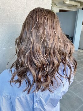 イロプラスソイ(iro + soi) ▲レイヤーセミディ×カーキベージュ▲