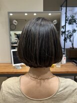 クローゼット 新宿(closet)&nbsp;外ハネボブ/ペールベージュ[髪質改善/ヘッドスパ白髪染め/新宿】