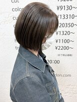 モリオ フロム ロンドン サッポロファクトリー店(morio FROM LONDON)&nbsp;【morio】札幌ボブ　丸く収まるぱつっとボブ