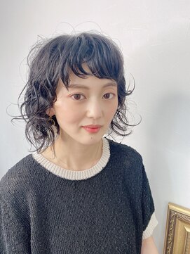 オンフリーク(ON FLEEK) #ニュアンス#パーマ#黒髪#オンフリーク#下関