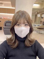 ユニ 表参道(uni)&nbsp;【uni】新野 くびれ韓国ヘア　前髪あり