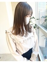 イル(ill)&nbsp;アッシュカラー　ブリーチ無しカラー　透明感カラー