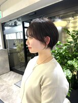 コール ネックス ザ サロン 表参道(COALL nex the salon) ココアベージュ前髪あり小顔愛され