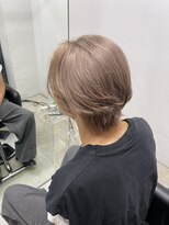 サン 大阪梅田(SUNC) 【ミルクティーベージュ】×【センターパート】