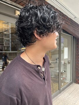 ハマモト 無造作スパイラルパーマ