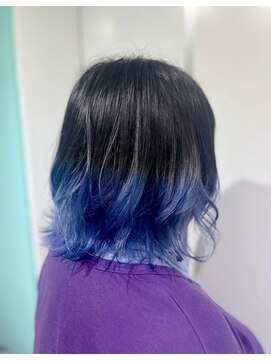 マティーナ ヘアー 池袋(Matina hair) 【ブルーグラデーション】20代30代40代50代
