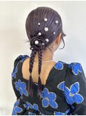 流行ヘアセット☆タイトアレンジ！