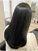 【今井由奈】ブルーアッシュ×ロング