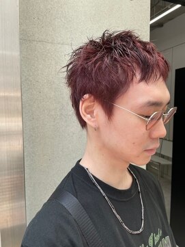 ナンバー ソポ 札幌/ジャム 札幌(N° sopo/JAM) メンズアッシュブラックダークカシススパイキーショート韓国