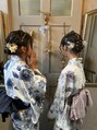 ジ オブスキュア(THE OBSCURE) 浴衣ヘアアレンジ#津市#ヘアアレンジ#浴衣ヘア#推し活ヘア