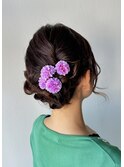 ボブヘアアレンジ