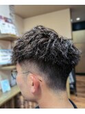 ツイストスパイラルパーマ 刈り上げ