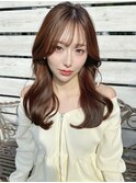 韓国ヘア　レイヤーカット　顔まわりカット　前髪
