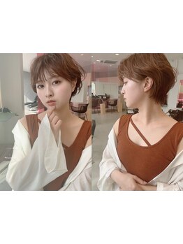 トレンドを意識した高いデザイン力と魅力を引き出すカット技術。扱いやすくて可愛いショートならSORANへ♪