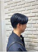 ブルーブラック/ネイビーカラー/メンズカット