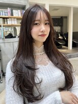 ロンドネートゥル 新潟(Lond naitre)&nbsp;新潟／万代　柔らか縮毛矯正パープルカラー