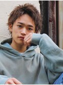ビジネスヘアツーブロック刈り上げべリーショートアップバング
