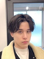 リンダ(LYNDA)&nbsp;センターパート/シースルー/ニュアンス/メンズパーマ/仙台