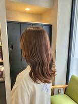 ビアンコ カーロ 二子新地店(Bianco caro)&nbsp;ベージュブラウン/春カラー/ウェーブ巻き