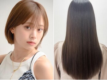 バサ 高田馬場店(BASSA)の写真/高田馬場★やわらかナチュラルストレートもしっかりストレートも◎[伸ばす]技と厳選薬剤でクセ毛悩みを解決